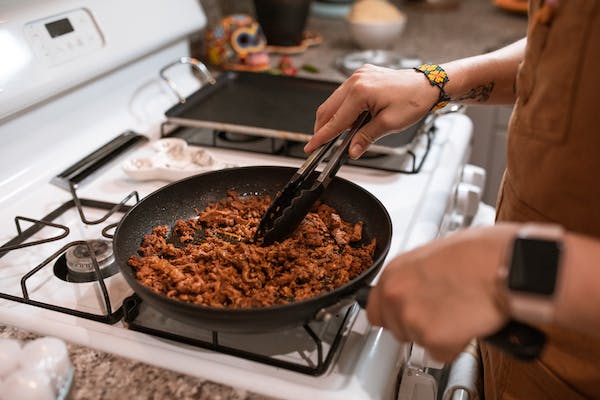 Foto meramente ilustrativa para a maravilhosa carne de soja refogada