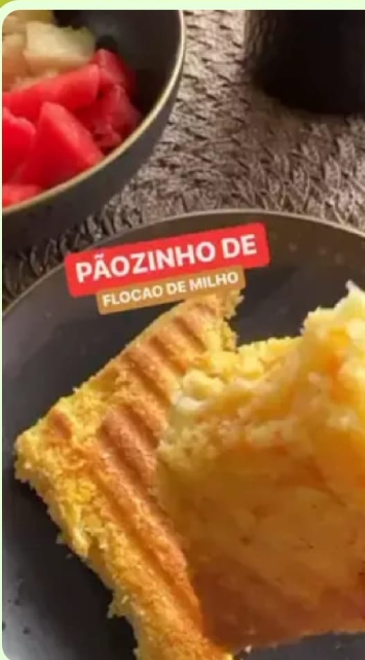 Foto ilustrativa para pão de floco de micro-ondas