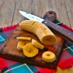 imagem meramente ilustrativa da banana com canela ao forno